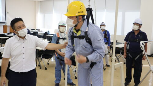 陸災防千葉県支部　フルハーネス特別教育を実施